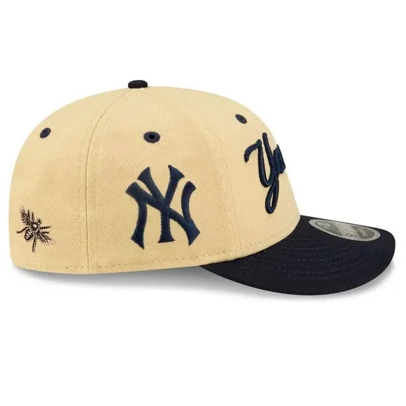 New Era X Felt 9FIFTY 60505617 Snapback Hat Men's Beige New York Yankees LW162 - Picture 3 of 6